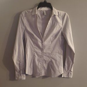 EUC H&M Polka Dot Button Down